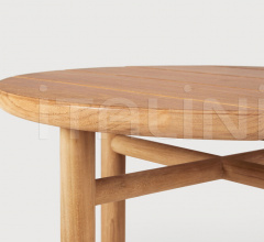 Итальянские Уличные столики - Кофейный столик Teak Quatro outdoor coffee table фабрика Ethnicraft