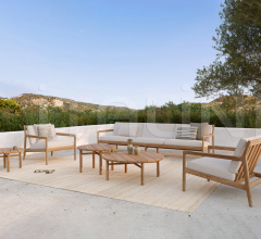 Итальянские Уличные столики - Кофейный столик Teak Quatro outdoor coffee table фабрика Ethnicraft