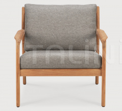 Кресло Teak Jack outdoor lounge chair - mocha Кресло Teak Jack outdoor lounge chair - mocha фабрика Ethnicraft