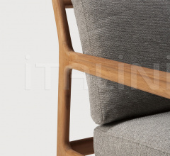 Кресло Teak Jack outdoor lounge chair - mocha Кресло Teak Jack outdoor lounge chair - mocha фабрика Ethnicraft