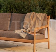 Трехместный диван Teak Jack outdoor sofa - mocha Трехместный диван Teak Jack outdoor sofa - mocha фабрика Ethnicraft