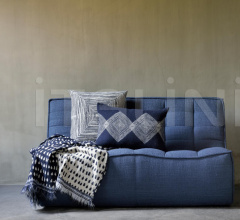 Подушка Navy Linear Diamonds cushion Подушка Navy Linear Diamonds cushion фабрика Ethnicraft