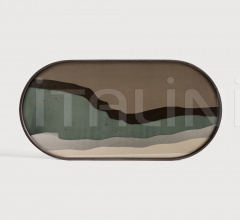 Поднос Graphite Wabi Sabi glass tray Поднос Graphite Wabi Sabi glass tray фабрика Ethnicraft