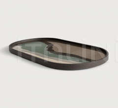 Поднос Graphite Wabi Sabi glass tray Поднос Graphite Wabi Sabi glass tray фабрика Ethnicraft