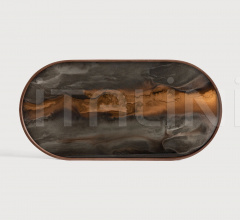 Поднос Bronze Organic glass tray Поднос Bronze Organic glass tray фабрика Ethnicraft