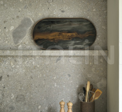 Поднос Bronze Organic glass tray Поднос Bronze Organic glass tray фабрика Ethnicraft