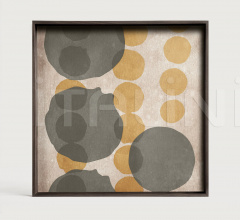 Поднос Cinnamon Layered Dots glass tray Поднос Cinnamon Layered Dots glass tray фабрика Ethnicraft