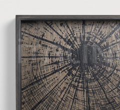 Поднос Black Slices wooden tray Поднос Black Slices wooden tray фабрика Ethnicraft