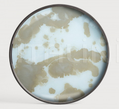 Поднос Mist Gold Organic glass tray Поднос Mist Gold Organic glass tray фабрика Ethnicraft