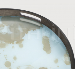 Поднос Mist Gold Organic glass tray Поднос Mist Gold Organic glass tray фабрика Ethnicraft