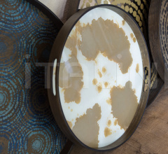 Поднос Mist Gold Organic glass tray Поднос Mist Gold Organic glass tray фабрика Ethnicraft