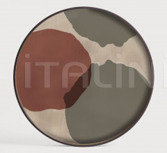 Поднос Overlapping Dots glass tray Поднос Overlapping Dots glass tray фабрика Ethnicraft