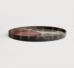 Поднос Overlapping Dots glass tray Поднос Overlapping Dots glass tray фабрика Ethnicraft