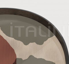 Поднос Overlapping Dots glass tray Поднос Overlapping Dots glass tray фабрика Ethnicraft