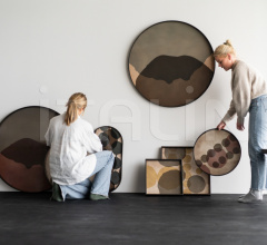 Поднос Overlapping Dots glass tray Поднос Overlapping Dots glass tray фабрика Ethnicraft