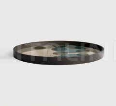 Поднос Slate Layered Dots glass tray Поднос Slate Layered Dots glass tray фабрика Ethnicraft