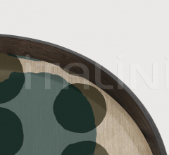Поднос Slate Layered Dots glass tray Поднос Slate Layered Dots glass tray фабрика Ethnicraft