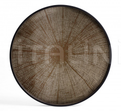 Поднос Bronze Slice mirror tray Поднос Bronze Slice mirror tray фабрика Ethnicraft