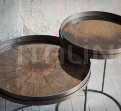 Поднос Bronze Slice mirror tray Поднос Bronze Slice mirror tray фабрика Ethnicraft