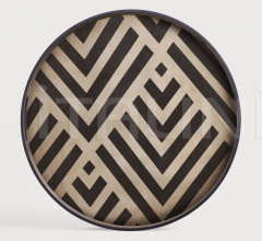 Поднос Graphite Chevron wooden tray Поднос Graphite Chevron wooden tray фабрика Ethnicraft