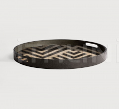 Поднос Graphite Chevron wooden tray Поднос Graphite Chevron wooden tray фабрика Ethnicraft