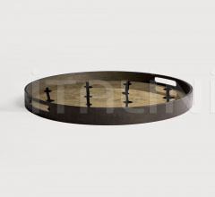 Поднос Brown Dots glass tray Поднос Brown Dots glass tray фабрика Ethnicraft