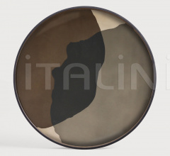 Поднос Graphite Combined Dots glass tray Поднос Graphite Combined Dots glass tray фабрика Ethnicraft