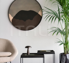 Поднос Graphite Combined Dots glass tray Поднос Graphite Combined Dots glass tray фабрика Ethnicraft