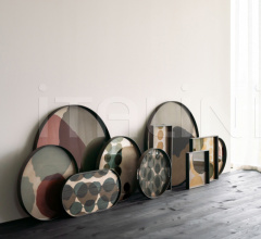 Поднос Graphite Combined Dots glass tray Поднос Graphite Combined Dots glass tray фабрика Ethnicraft