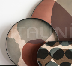 Поднос Graphite Combined Dots glass tray Поднос Graphite Combined Dots glass tray фабрика Ethnicraft