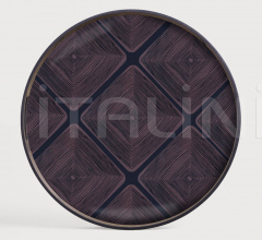 Поднос Midnight Linear Squares glass tray Поднос Midnight Linear Squares glass tray фабрика Ethnicraft
