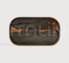 Поднос Bronze Organic glass valet tray Поднос Bronze Organic glass valet tray фабрика Ethnicraft