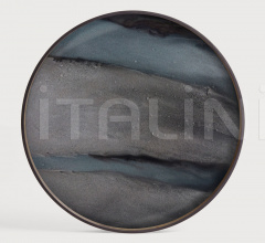 Поднос Graphite Organic glass tray Поднос Graphite Organic glass tray фабрика Ethnicraft