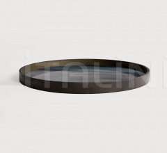 Поднос Graphite Organic glass tray Поднос Graphite Organic glass tray фабрика Ethnicraft