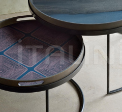 Поднос Graphite Organic glass tray Поднос Graphite Organic glass tray фабрика Ethnicraft