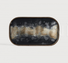 Поднос Black Organic glass valet tray Поднос Black Organic glass valet tray фабрика Ethnicraft