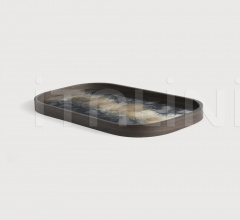 Поднос Black Organic glass valet tray Поднос Black Organic glass valet tray фабрика Ethnicraft