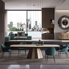 Центральный элемент вашего интерьера: раздвижной стол CUPIDO от Ozzio Italia - Итальянская мебель