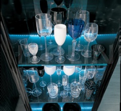 Книжный стеллаж Maori C953 Nero Lucido фабрика Bizzotto