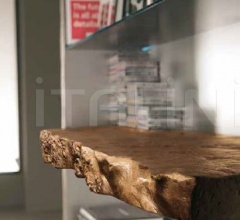 Книжный стеллаж Maori C953 Foglia Argento фабрика Bizzotto