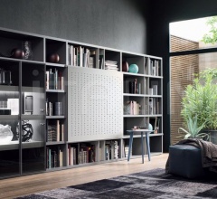 Итальянские Гостиная - Книжный стеллаж My Space Montreal Итальянские Гостиная - Книжный стеллаж My Space Montreal фабрика Alf DaFre