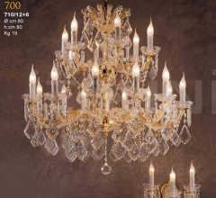 Итальянские Свет - Люстра 710/12+6 фабрика Beby Group
