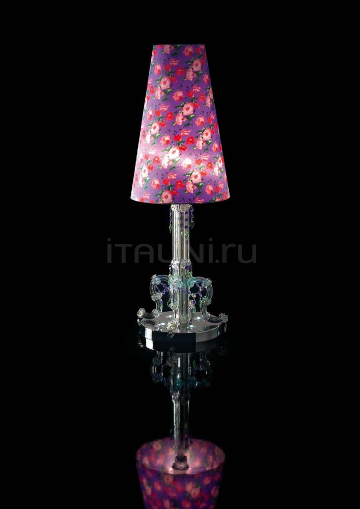 Настольная лампа 0130L01 Violet Flowers Beby Group