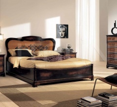 Кровать 810 Moka/Noce Biondo Кровать 810 Moka/Noce Biondo фабрика FM Bottega D’Arte