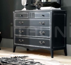 Комод 822 Nero/Argento Комод 822 Nero/Argento фабрика FM Bottega D’Arte