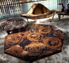 Итальянские Столики - Журнальный столик City Gold Итальянские Столики - Журнальный столик City Gold фабрика Roberto Cavalli