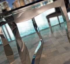 Итальянские Столы обеденные - Круглый стол Astro AST.123.AMX фабрика Roberto Cavalli