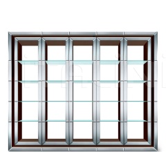 Итальянские Стеллажи - Книжный стеллаж Dorian DOR.541.C фабрика Roberto Cavalli