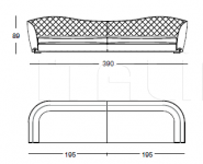 Модульный диван W553 Grace Longhi