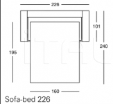 Модульный диван 1240 Beta Zanotta